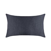 Coussin polyester Copenhague 30 x 50 cm cotelé anthracite - LOVELY CASA