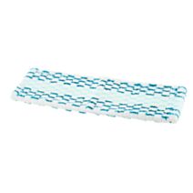 Housse de lavage reliefée pour tête de balai plate blanc/bleu - TENDANCE