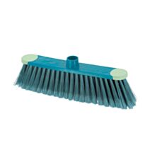 Tête de balai droite 30cm bleu canard avec bords antichocs - TENDANCE