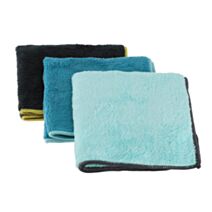 Set de 3 lavettes microfibre 36x36cm pour dépoussiérage - TENDANCE