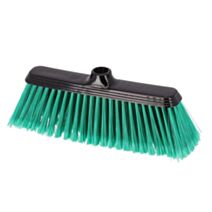 Tête de balai extérieur plastique 30cm noir vert - TENDANCE