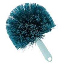 Tête de loup à visser 20x20cm bleu canard - TENDANCE
