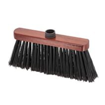 Tête de balai intérieur 29cm acajou/noir - TENDANCE