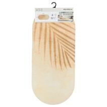 Tapis de bain ovale absorbant 45x100cm split - TENDANCE