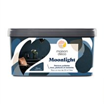 Enduit lisse métallisé Moonlight Minuit 2 L - MAISON DECO