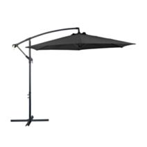 Parasol déporté Ø3 m Eco gris - PRO LOISIRS