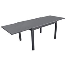 Table de jardin extensible Elise 140/240x90m graphite - PROLOISIRS