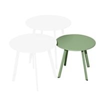 Table basse Massai acier Ø40cm vert light - PROLOISIRS