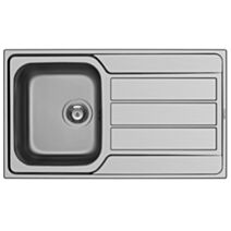 Evier 1 cuve + 1 égouttoir à encastrer série "Athena" - NORD INOX