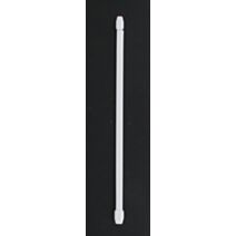 Lot de 2 tringles extensible ovale 40 x 60 cm - blanc