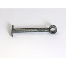 Lot de 2 supports simple ⌀ 20 150 mm - noir/argent