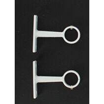 Lot de 2 supports courts ⌀ 16 - blanc