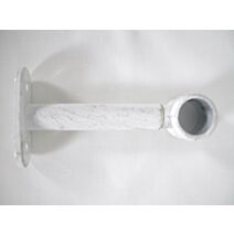 Lot de 2 supports simple ⌀ 20 90 mm - blanc/or