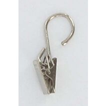 Lot de 8 anneaux à pinces - argent