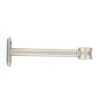Lot de 2 supports simple ⌀ 20 150 mm - argent mat