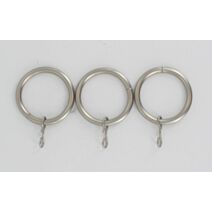 Lot de 8 anneaux ⌀ 20 - argent mat