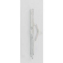 Lot de 8 agrafes pour ruban fronceur - argent