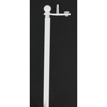 Tringle fix'vit autobloquante d10 mm extensible 80/120 cm - blanc