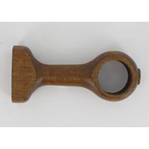 Lot de 2 supports courts ⌀ 28 - teinte chêne