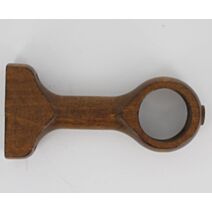 Lot de 2 supports courts ⌀ 35 - teinte chêne