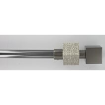 Kit extensible 120-210 cm ⌀ 19 embout cubique - graphite