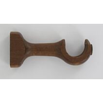 Lot de 2 supports ouvert simples ⌀ 28 - teinte chêne