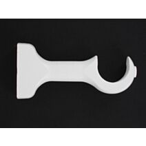 Lot de 2 supports ouvert simples ⌀ 35 - blanc