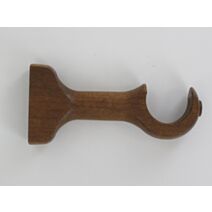 Lot de 2 supports ouvert simples ⌀ 35 - teinte chêne