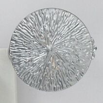 Lot de 2 pincess en métal Archi - chrome