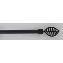 Kit extensible 120-210 cm D16 embout Sevigne noir mat - LUANCE