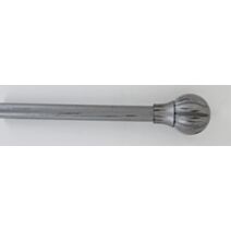 Kit extensible 210-380 cm ⌀ 19 embout Touch of Zen - gris/noir