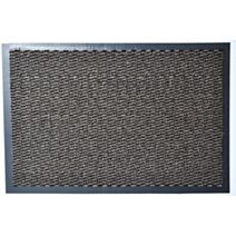 Tapis Lisa polypro/PVC taupe - 80 x 60