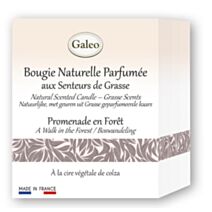 Bougie naturelle Promenade en forêt Ø7,5 x H9 cm - GALEO