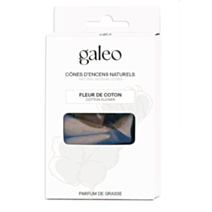 Set de 10 cônes encens naturels Fleur coton - GALEO