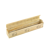 Support encens bâton coffre Elephant 36 x 6 x 7 cm bois - GALEO