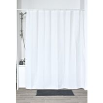 Rideau de douche Peva 180 x 200 cm blanc - TENDANCE