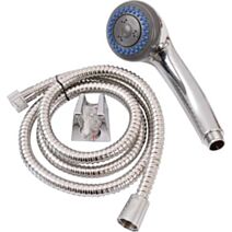 Kit douchette 3 fonctions anti-calcaire + flexible 150 cm chrome - TENDANCE