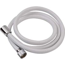 Flexible de douche PVC 200cm blanc - TENDANCE
