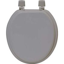 Abattant WC MDF 17 pouces attaches plastiques - taupe