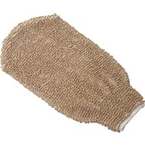 Gant de toilette bambou/coton taupe - TENDANCE