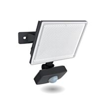 Projecteur mural noir led IP44 détecteur mouvement 1600Lm 20W 6500K - XANLITE