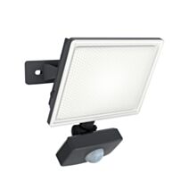 Projecteur mural noir led IP44 détecteur mouvement 800Lm 6500K - XANLITE