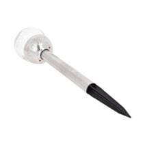 Piquet solaire verre craquelé led IP44 RVB H36,5 cm - XANLITE