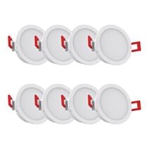 Lot de 8 spots LED 345lm 50W blanc - XANLITE
