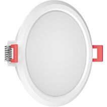 Dalle encastrable ronde 800lm IP44 blanc saillie ou encastrable - XANLITE