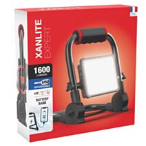 Projecteur LED rechargeable 1600lm 20W IP54 blanc froid - XANLITE