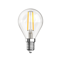 Ampoule Filament LED transparent culot E14 12x6,5x5cm blanc - XANLITE
