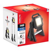 Projecteur télescopique LED rechargeable 2400lm 24W IP44 - XANLITE