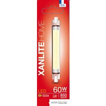 Ampoule filament LED Crayon R7S 16x2,5x5cm blanc neutre 4000K 800 lumens - XANLITE
