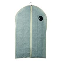 Housse vêtement courte non-tissée polypropylène 60 x 100 cm grise - MSV